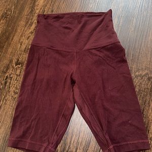 Lululemon biker shorts.